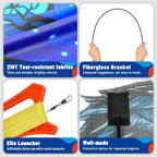 SGftre Complete Kite with Handle, Line & Accessories, Family Outdoor Activities - Image 3