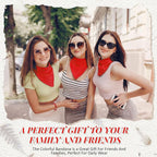 Suhine 100% Cotton Solid Bandanas Blank Bandanas Multifunctional Headband Scarf - Image 5