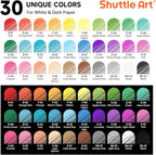 Shuttle Art 30 Colors Cute Journal Pens 0.6mm Fine Point Colored Gel Pens - Image 3