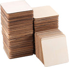 ZOENHOU 150 PCS 4 x 4 Inch Unfinished Wood Squares Bulk, Blank Basswood Sheets by ZOENHOUDIRECT