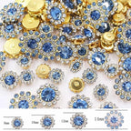 100pcs Crystals Glass Sew on Rhinestones - Image 2