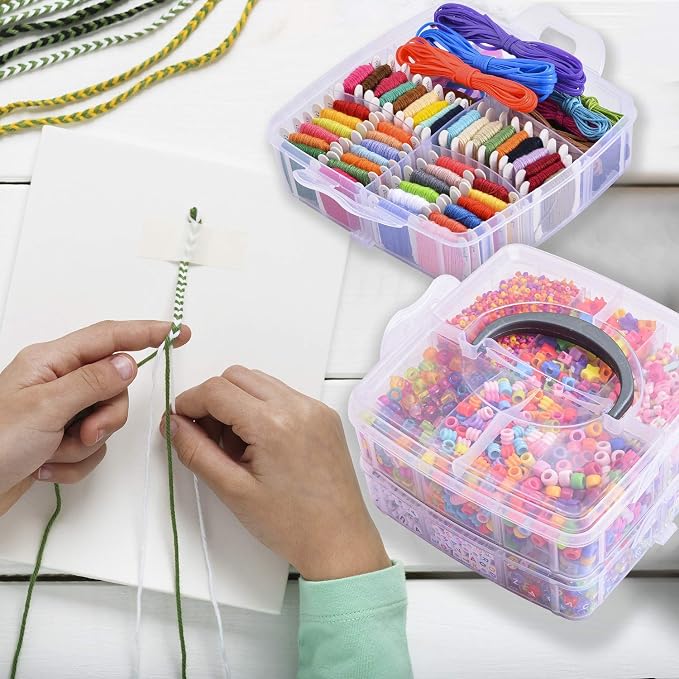 Peirich Jewelry Making Bead Kits, Includes 44 Embroidery Floss - Image 8