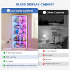 5-Tiers Corner Display Cabinet - Image 5