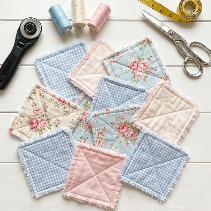 168 Pack 5-inch Cotton Fabric Squares, 5″ Precut Cotton Fabric Squares - Image 5