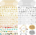 Mckanti 674 Pieces Charm Bracelet Making Kit, Including Paperclip Chain by Mckanti