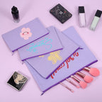 12 Pieces Cotton Canvas Makeup Bag, Blank DIY Craft Bag - Image 3