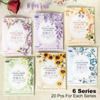120 Pcs Floral Vine PET Stickers - Image 2