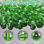 Crystal Glass Beads for Jewelry Making, 10 mm, Sparkly and Shiny, - Image 2