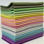 24 Rolls 8"x18" 1.4mm Thick Soft Felt Fabric Sheet 24 Assorted Soft Pastel by MITINU