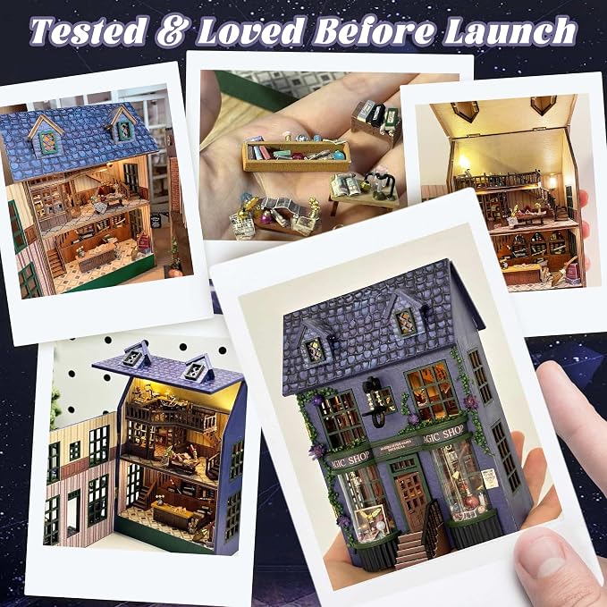 Flever Dollhouse Miniature DIY House Kit Creative Room - Image 6