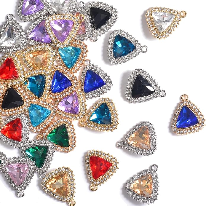 stino 40/48Pcs Paired Crystal Pendants Charms by stino
