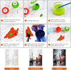Framed Paint by Numbers Kit for Adults Beginner, London City View Street - Image 6