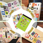 Letter Stickers Book-Scrapbook Supplies | 1500Pcs Vintage Ransom Alphabet - Image 7