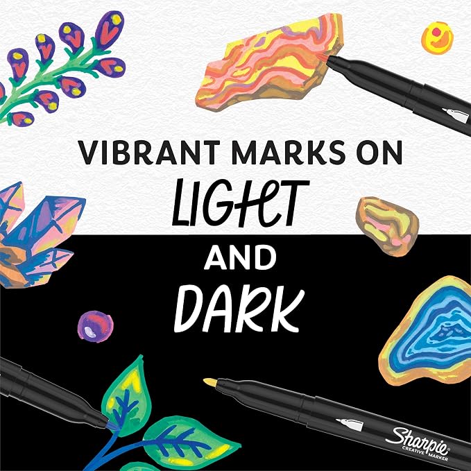Sharpie Creative Markers Variety Pack, Water-Based Acrylic Paint Markers - Image 4
