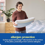 Sealy Dreamlife US Standard Size Memory Foam Cooling Pillow - Image 7