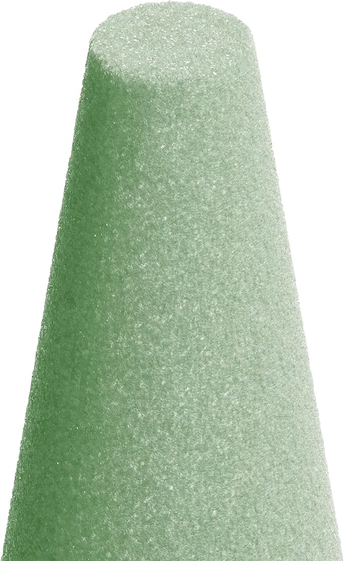 FloraCraft FloraFōM 2 Piece Cone 2.75 Inch x 6 Inch Green - Image 3