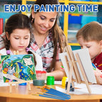 ESRICH 234 Pack Canvas with Easel Set 8 x 10 in Canvas Boards with 11.8 in - Image 7