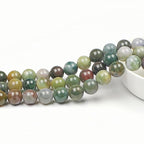 MJDCB AAA Natural Round India Agate Stone Beads Onyx Loose Beads - Image 3