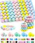 FIVEIZERO 100PCS 9mm & 15mm Silicone Beads, Macaron Mix | 5 Colors, by FIVEIZERO