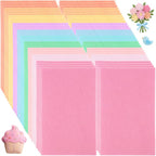 Peryiter 150 Pcs Back to School Pastel Felt Sheets Bulk by Peryiter