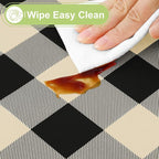 Smiry Rectangle Table Cloth, Waterproof Vinyl Tablecloth - Image 3