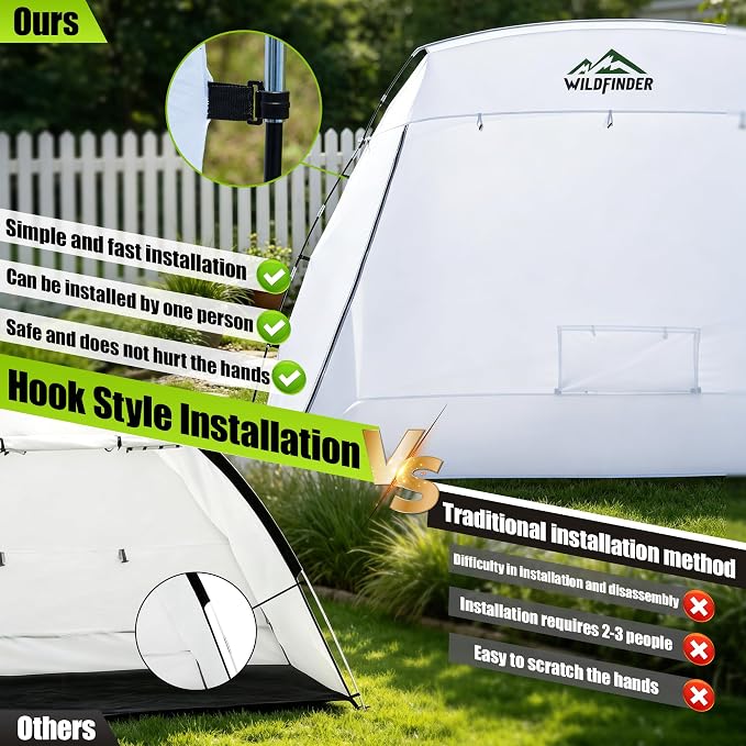 WildFinder Portable Paint Booth 10x7x6.3ft, Large Paint Tent - Image 6