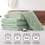 Smoofy Fluffy King Size Comforter Set 3 Pieces - Image 7