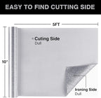 Silver Glitter HTV Heat Transfer Vinyl Roll 12inch x 5 ft - Image 2