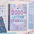 PAGEMORE 2000+ Pcs Alphabet Sticker by PAGEMORE