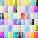 36 Sheets Iridescent Stained Glass Sheet Variety Pack, 4 X 6 inch Cathedral Art - Image 9