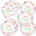 40Pcs Spa Party Supplies for Girls Birthday Plates and Napkins Supplies for by Unknown