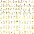 SANNIX 156Pcs/6 Sets Letter Charms, A-Z Letter Charms 2 Styles Initial Alphabet by SANNIX
