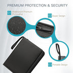 Trading Card Binder with Sleeves 9 Pocket Premium 720 Double Sided Pocket PU - Image 6