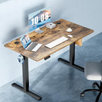 DUMOS 55 Inch Electric Standing Desk Height Adjustable, Sit to Stand Computer - Image 2
