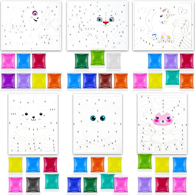 ALEXES Sand Art Kits for Kids – Sand Coloring Kit - Image 3