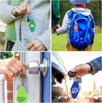 LOTMER 20/30/40/80 PCS Hotel Keychain Blank - Image 7