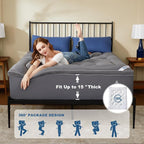 BEDLORE Twin XL Mattress Topper, Thick Pillow Top Pad - Image 5