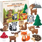 CiyvoLyeen Woodland Animals Craft Kit Kids DIY Crafting and Sewing Set Woodland by CiyvoLyeen