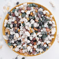 Natural Decorative Pebbles Rocks Polished Tterrarium Gravel White Stones by TOYPOPOR