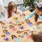 48Pcs Princess and Prince Crown Cutouts Bulletin Board Decorations Gold Crowns - Image 6
