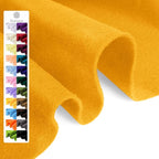 Gold Soft Felt Fabric Sheet 36" x 36", 1.6mm Thick, Premium Craft Felt by Grainear
