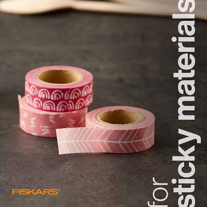 Fiskars 8" Premium Non-Stick SoftGrip All Purpose Scissors - Image 5