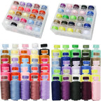 100Pcs Bobbins Sewing Threads Kit 50 Colors 500 Yards Sewing Polyester Thread - Image 3