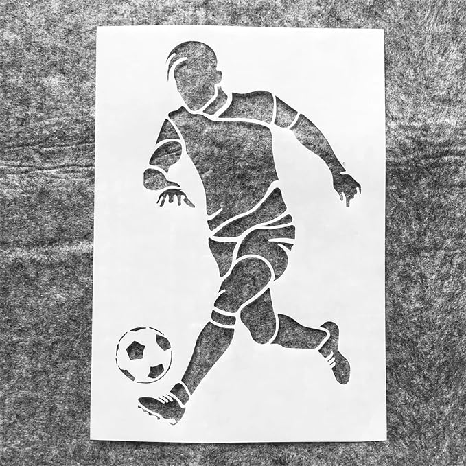 TIAMECH A4 Reusable Football Sports Stencil - Image 9