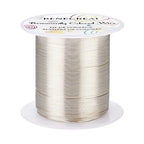 BENECREAT 22 Gauge 55 Yards Tarnish Resistant Silver Wire Jewelry Beading Wire by BENECREAT