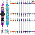Tondiamo 24 Pcs Beadable Keychain Bars Bulk Blank DIY Metal Beaded Keychain by Tondiamo