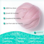 Kondoos Natural Wool roving, 2 OZ. Best Wool - Image 3
