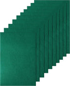 10Pcs Green Felt Sheets, A4 Size Felt Fabric Sheets, Sewing Felt Squares by HaoFeiJH