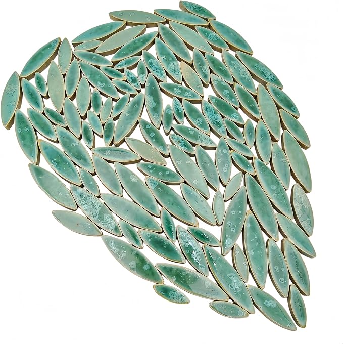 1.1lb Ceramic Mosaic Tiles, Mixed Colour Ceramic Mosaic Pieces - Image 7