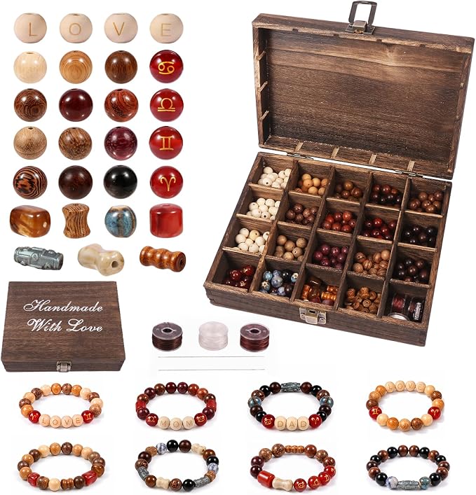 Bracelet Making Kit for Adults, DIY Jewelry Making Starter Kit for Adult Men by Unknown